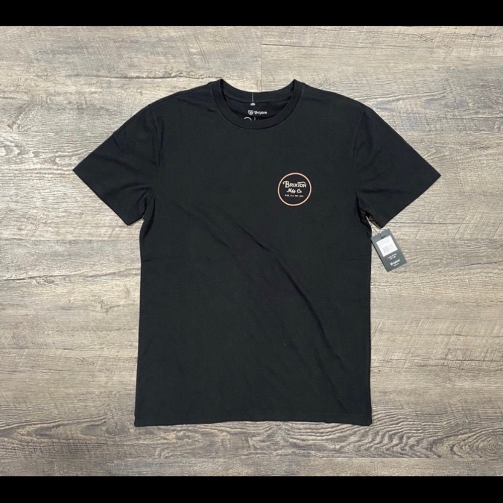New With Tags Brixton Logo T Shirt Sz S
